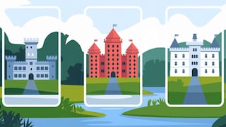 Choose one of the castles in the image to discover your most outstanding trait