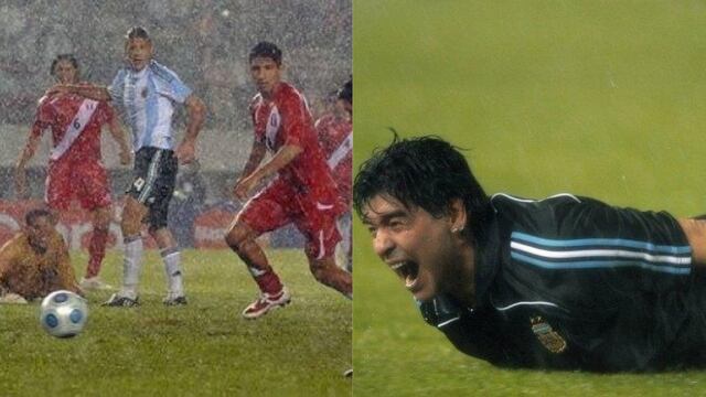 Boca vs. River: el día en que Perú y Argentina no suspendieron su partido pese a lluvia torrencial