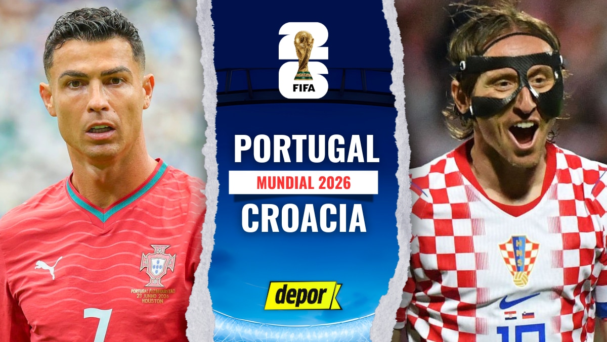 Portugal vs. Croacia se enfrentan por los 16avos de final del Mundial 2026. (Diseño: Depor)