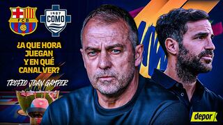 Canal de TV para ver hoy Barcelona vs. Como por el Trofeo Joan Gamper