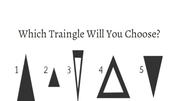 TEST VISUAL | Esta imagen te muestra muchos triángulos. Debes escoger uno. (Foto: namastest.net)