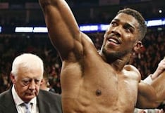¡Victoria británica! Joshua noqueó a Ngannou en el segundo round