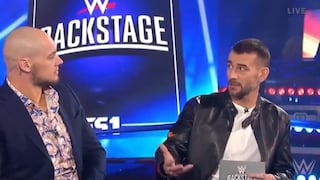 ¡Le agarró cariño! CM Punk alabó el trabajo de Baron Corbin durante el último programa de WWE Backstage