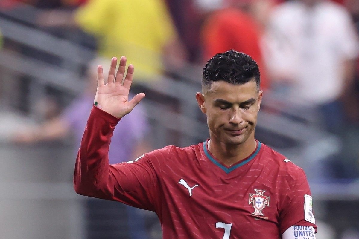 ¡Se acabó una era! Cristiano Ronaldo rompe en llanto tras la eliminación de Portugal y le dice adiós al Mundial (Foto: AFP)