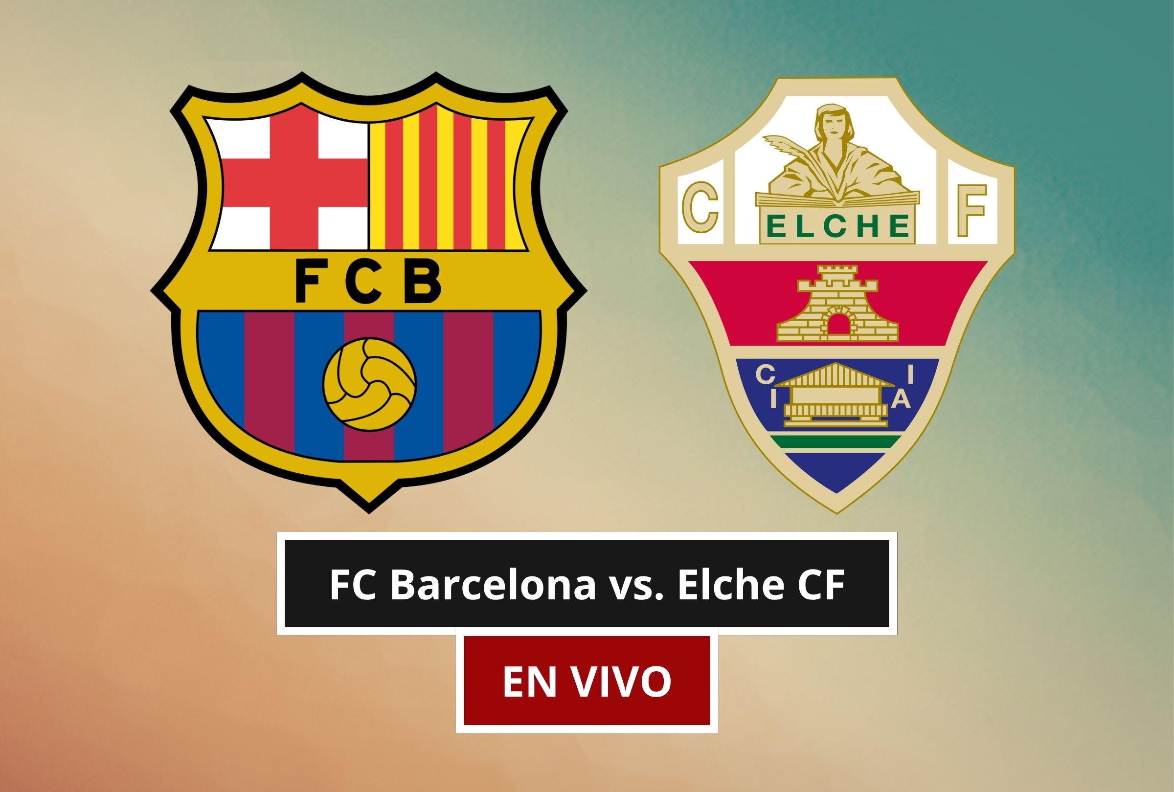Revisa esta nota para que sepas a qué hora juega y qué canal transmite FC Barcelona vs. Elche CF por LaLiga. (Foto: Composición Canva - Depor)