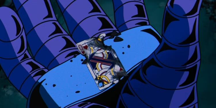 La carta de Gambito que Apocalipsis tiene entre sus manos (Foto: Disney+)