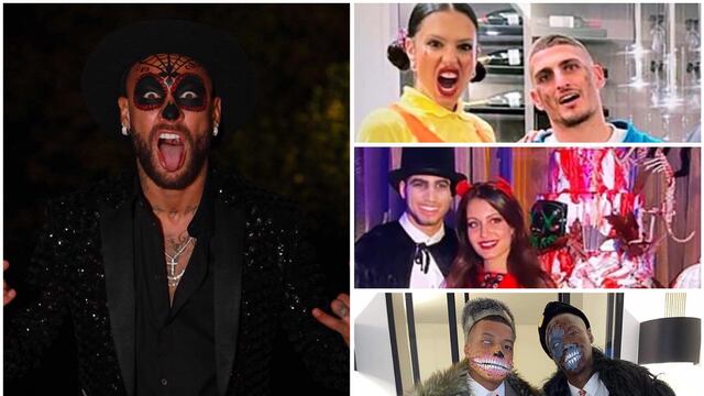 Icardi, Neymar y más en el 31: jugadores del PSG se disfrazaron por Halloween