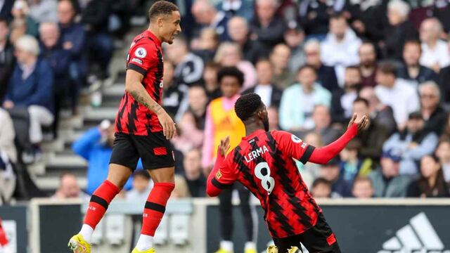 ¡Fierrazo imparable! Gol de Lerma en el AFC Bournemouth vs. Fulham en la Premier