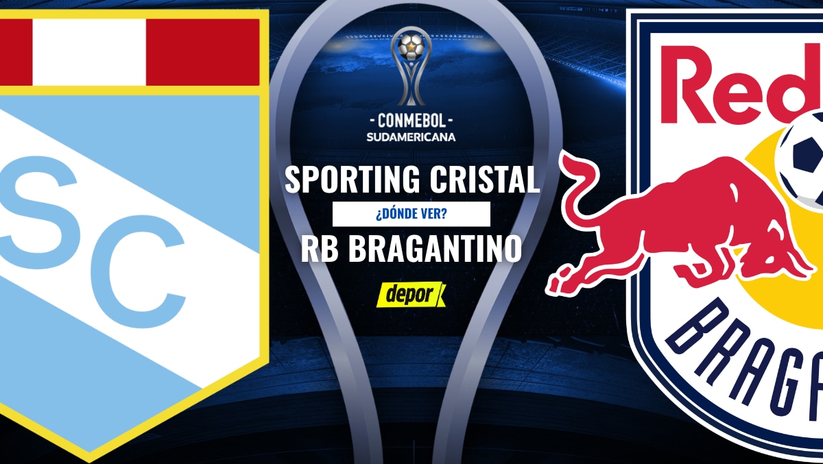 Sporting Cristal vs. RB Bragantino se enfrentan por los play-offs de la Copa Sudamericana 2026 vía DIRECTV, DSports, DGO, ESPN y Disney Plus. (Diseño: Depor)