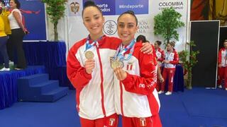 ¡Orgullo peruano! Thais Fernández obtuvo el oro y Maricielo Toledo la plata en el Sudamericano de Gimnasia Aeróbica