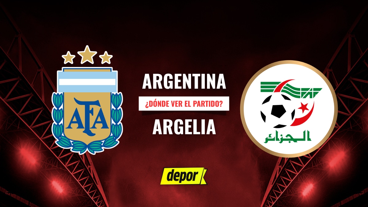 Argentina vs. Argelia se enfrentan por el Mundial 2026. (Diseño: Depor)