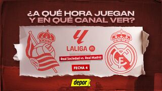 Real Sociedad ante Real Madrid: en qué canales TV ver y a qué hora juegan