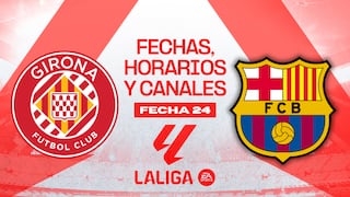 Barcelona vs. Girona: fecha, horarios y canales de TV por LaLiga