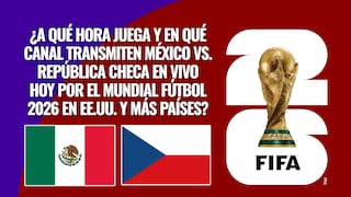 ¿A qué hora y qué canal transmite México vs. República Checa por el Mundial Fútbol 2026 en EE.UU. y más países?