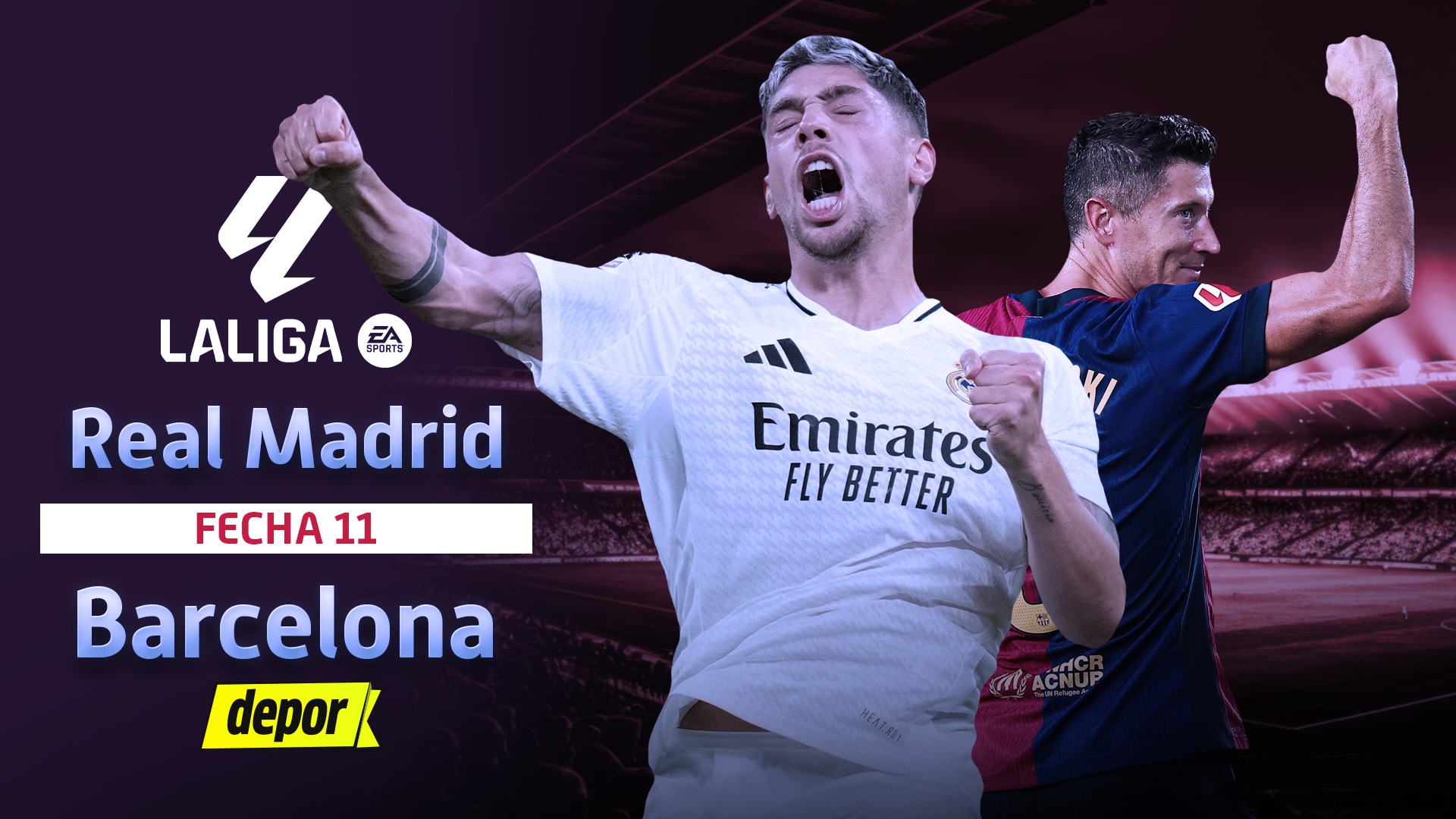 Dónde ver Real Madrid vs. Barcelona y en qué canales TV transmiten por LaLiga de España.