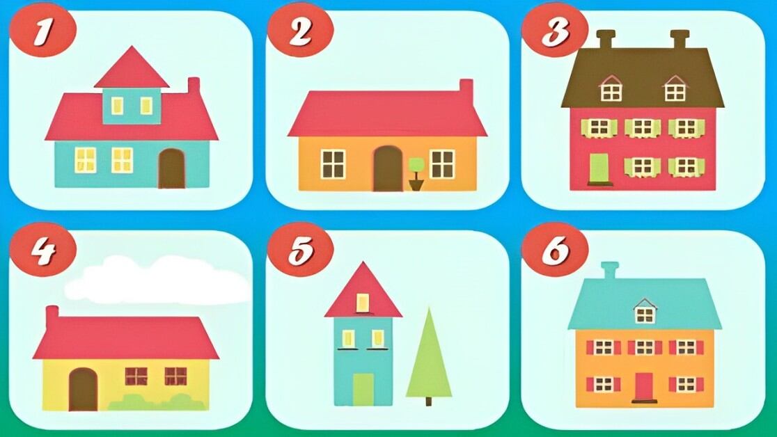 Elegir una de las casas en esta imagen revelará cuáles son tus verdaderos gustos (Foto: GenialGuru).