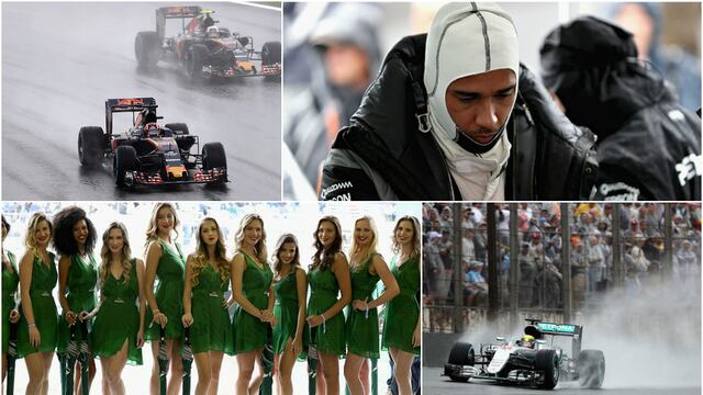 Fórmula 1: Gran Premio de Brasil se disputa bajo intensa lluvia (FOTOS)
