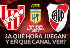 Canales TV River vs. Instituto: a qué hora juegan y dónde ver hoy por la Liga Profesional Argentina