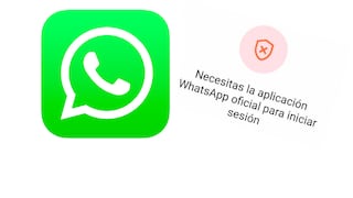 Qué significa “necesitas la aplicación WhatsApp oficial para iniciar sesión”