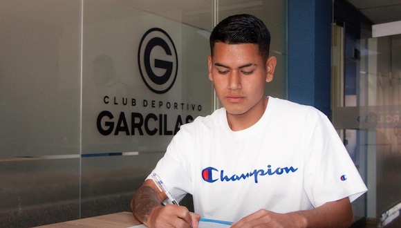 Farik Ventura firmó su primer contrato profesional con Garcilaso. (Foto: Difusión)
