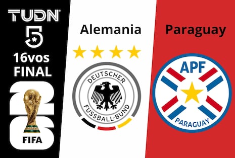 TUDN y Canal 5 transmitieron el partido Paraguay 1(4)-1(3) Alemania por dieciseisavos de final de la Copa Mundial 2026