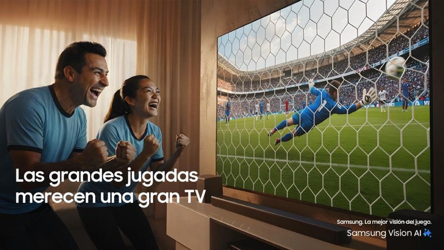 El fútbol impulsa la demanda de pantallas de gran formato y redefine la experiencia de entretenimiento en 2026.