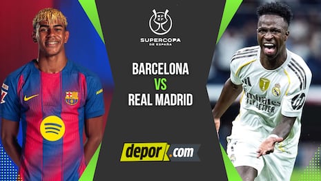 Partido gratis, Barcelona vs. Real Madrid EN VIVO vía América TV y DSports por la Supercopa