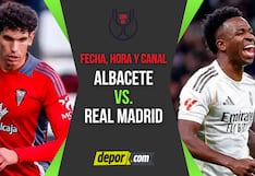 Real Madrid vs. Albacete: Fecha, horarios y canales de TV por los octavos de la Copa del Rey