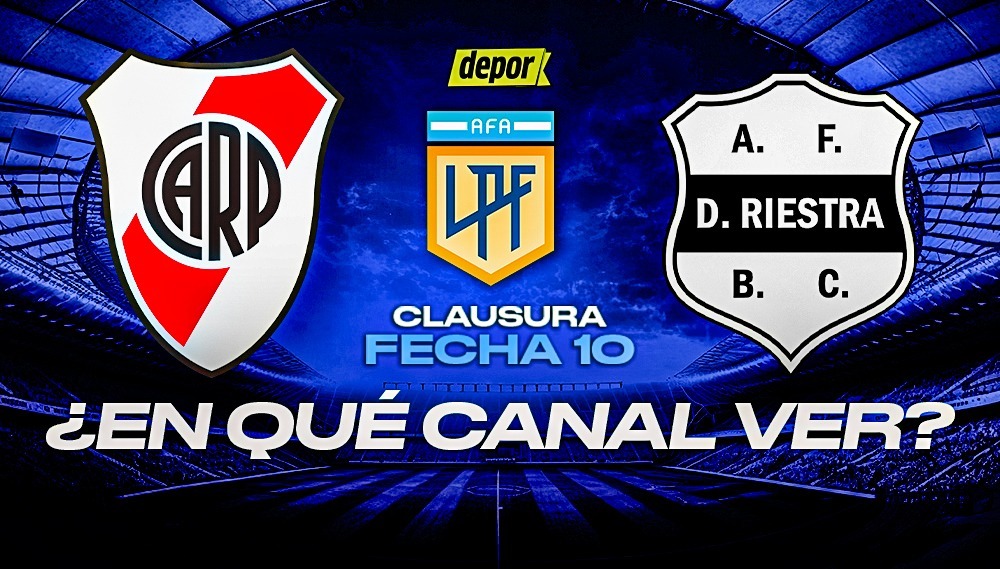 River vs. Riestra por la Liga Profesional.. (Diseño: Christian Marlow)