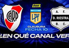 Partido de hoy: dónde ver gratis River vs. Riestra por Liga Profesional