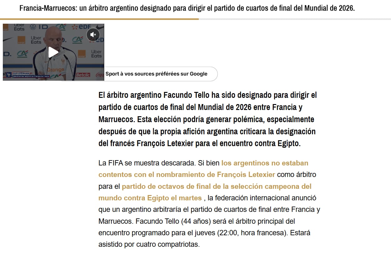 Captura RMC Sports.