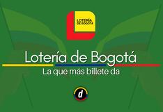 Resultados Lotería de Bogotá: números ganadores del día jueves 2 de mayo