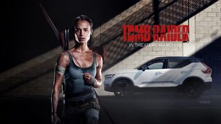 ¡A la pantalla grande! El Volvo XC40 se convierte en protagonista de la película Tomb Raider | VIDEO
