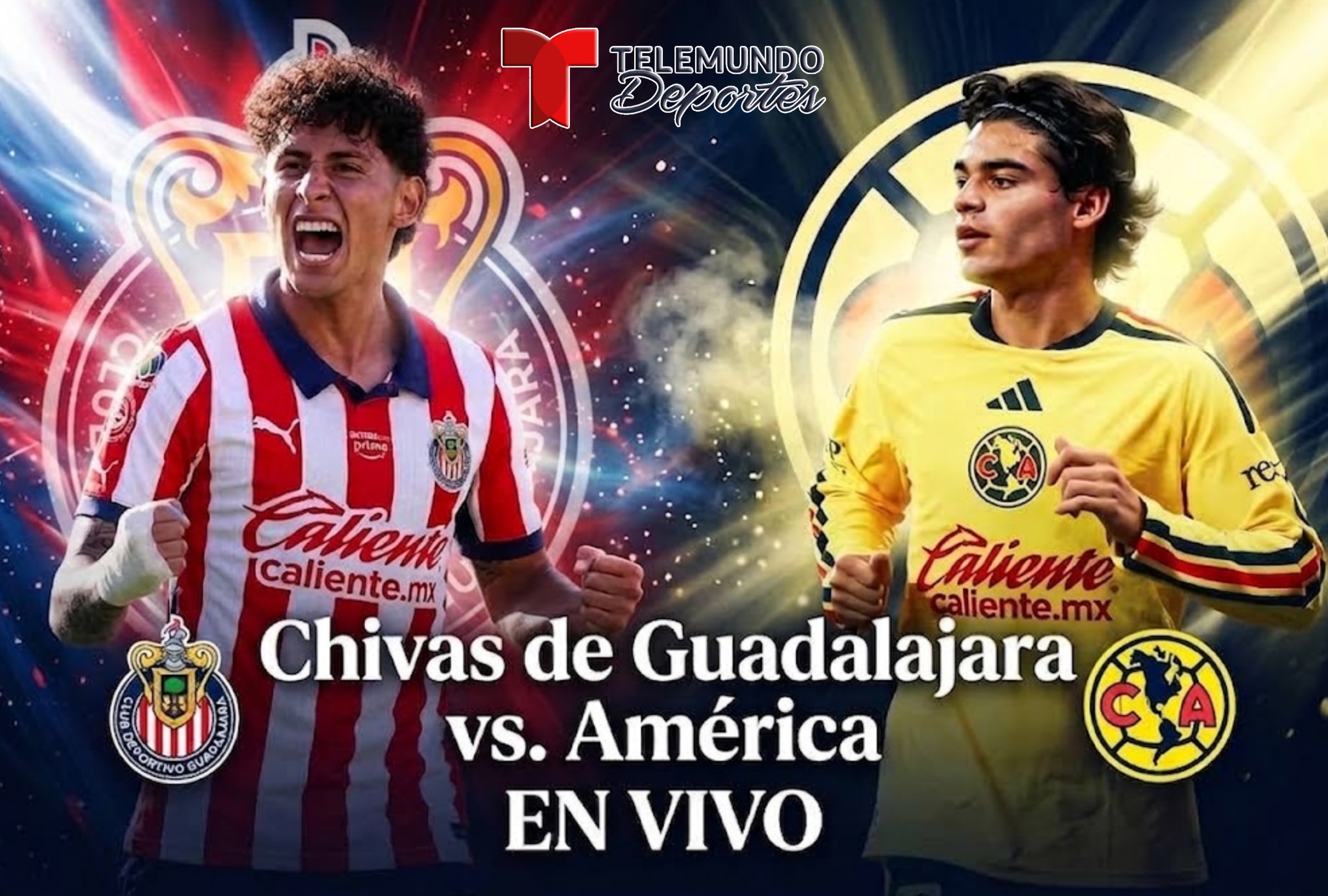 CIUDAD DE MÉXICO, MÉXICO (19-09-2026).- Telemundo Deportes transmitirá EN VIVO el Clásico Nacional entre América vs. Chivas de Guadalajara por el Apertura de la Liga MX. FOTO: Imagen creada con la IA de Gemini para Depor.
