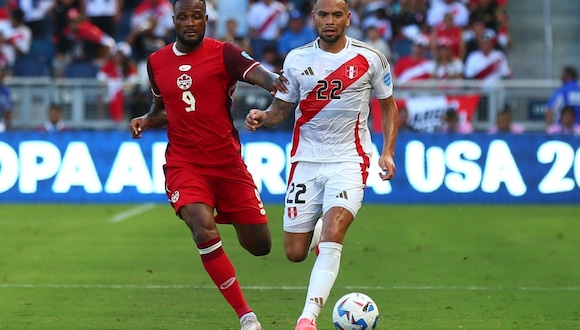 Alexander Callens durante el Perú vs. Canadá por la Copa América | Foto: Fernando Sangama / @photo.gec