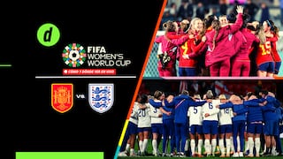 España vs. Inglaterra: cuándo, dónde y cómo ver la final del Mundial Femenino