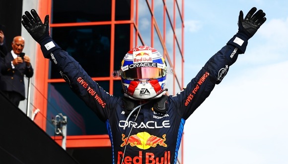 Max Verstappen se coronó en el Grand Prix de Romagna. (Foto: @F1).