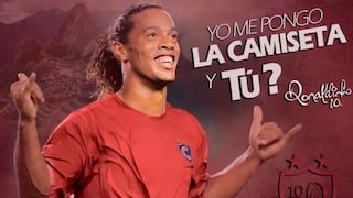 Ronaldinho llegará el 24 de junio al Perú para jugar por Cienciano