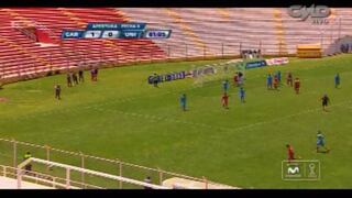 Universitario de Deportes: otra vez el palo impidió gol de Diego Guastavino