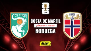 Link en directo, Costa de Marfil vs. Noruega EN VIVO: dónde ver gratis DIRECTV, DGO y ESPN