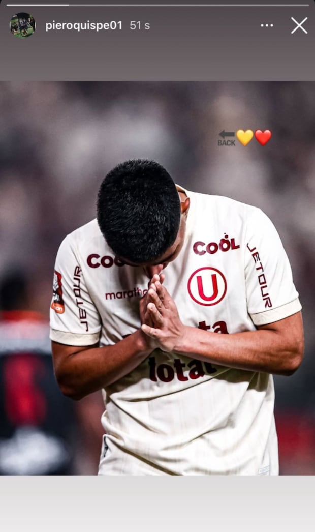 Piero Quispe publicó una foto con camiseta de Universitario. (Foto: Instagram)
