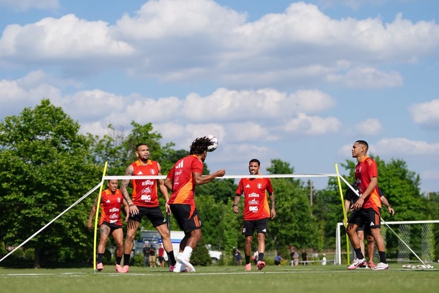 Perú entrenó por primera vez en Filadelfia, Estados Unidos: (Fotos: Labicolor)