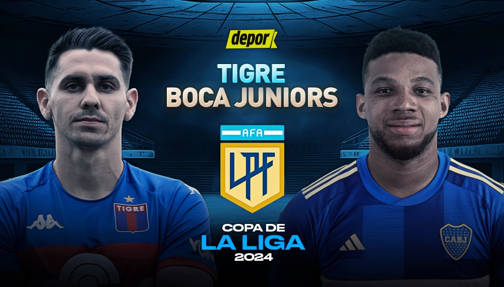 Boca y Tigre se enfrentan por Copa de la Liga Profesional Argentina 2024. (Diseño: Depor)