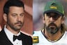 Jimmy Kimmel advierte a Aaron Rodgers, tras acusarlo de estar en la lista de Epstein