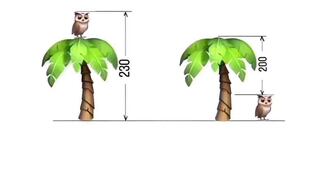 ¿Descubrirás la altura del búho y del árbol en tan solo 10 segundos?