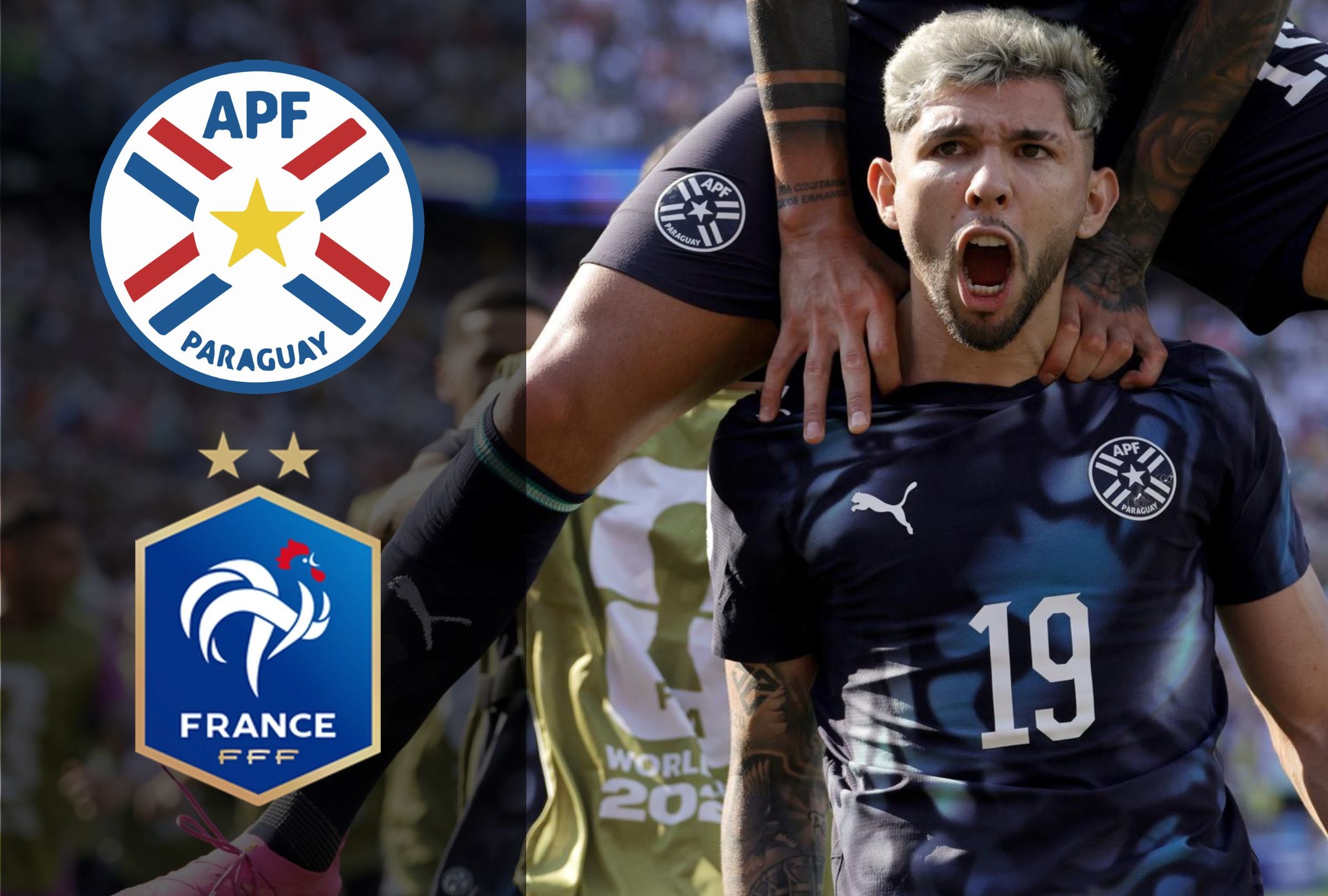 Gen (Canal 12) transmite el partido Paraguay vs. Francia EN VIVO GRATIS hoy sábado 4 de julio, por los octavos de final de la Copa Mundial 2026 desde Filadelfia, Estados Unidos. (Foto: Composición Mag)