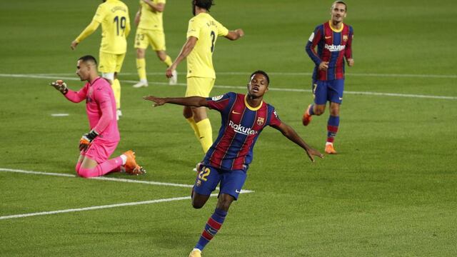 Paso a paso: Sergio Busquets pide calma con Ansu Fati tras su exhibición ante Villarreal