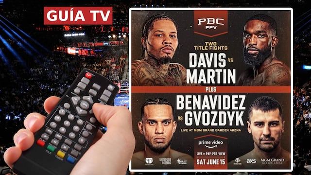 ¿A qué hora pasan la pelea Gervonta Davis vs. Frank Martin y Benavidez vs. Gvozdyk hoy?