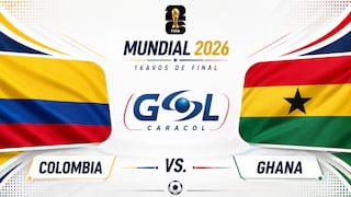 GOL Caracol transmitió el partido Colombia 1-0 Ghana por el Mundial 2026
