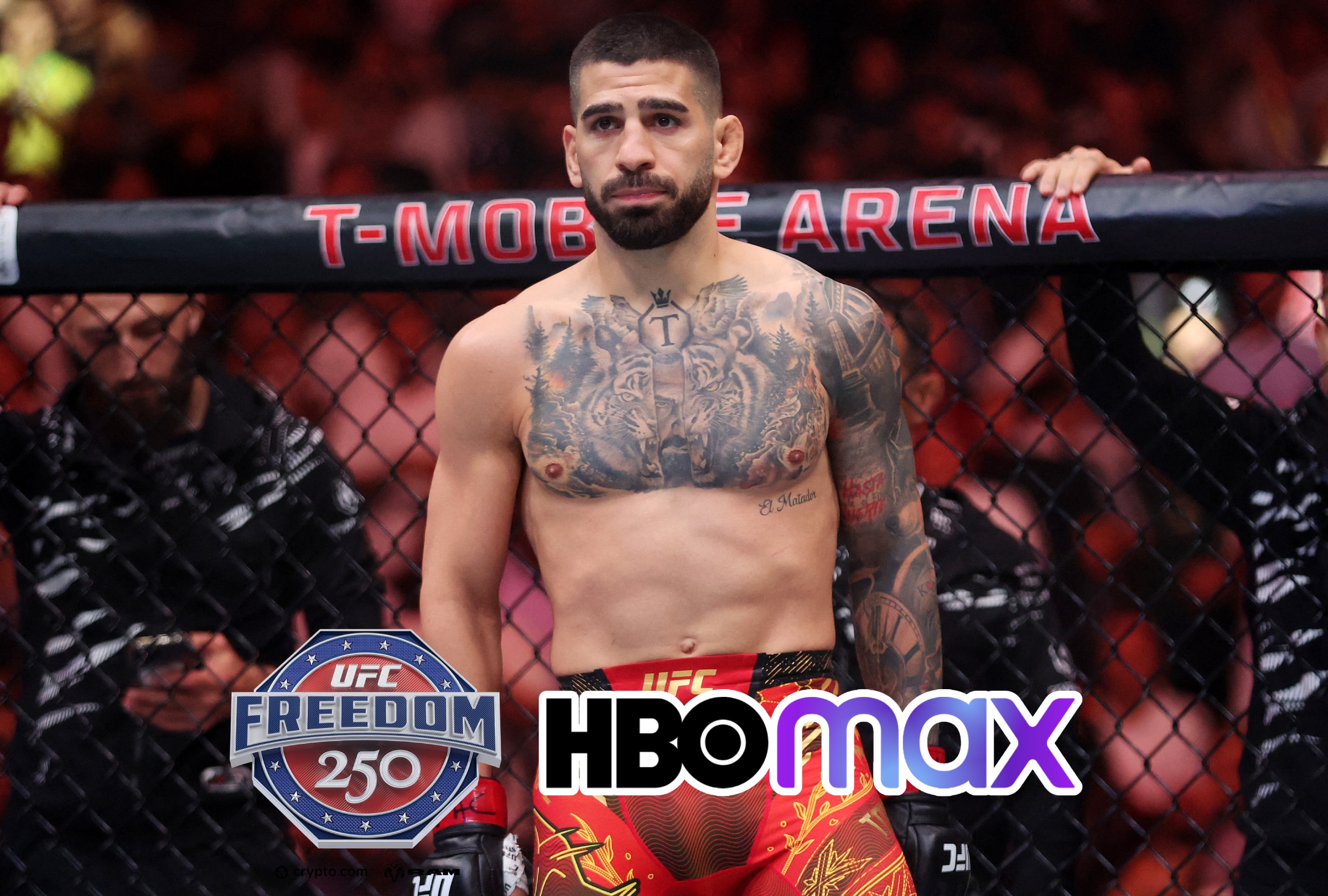 WASHINGTON, DISTRITO DE COLUMBIA (ESTADOS UNIDOS), 14/06/2026.- Cobertura oficial de HBO Max EN DIRECTO ONLINE para seguir la pelea entre Ilia Topuria y Justin Gaethje este domingo 14 de junio por el título peso ligero del UFC Freedom 250 desde la Casa Blanca. FOTO DE IAN MAULE PARA GETTY IMAGES NORTH AMERICA, AFP Y UFC.COM